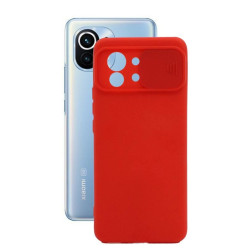 Etui SILICONE LENS na telefon Xiaomi Mi 11 / Mi 11T czerwone