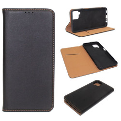 Etui Smart Pro Leather na telefon Samsung Galaxy A12 A125 / M12 M127 czarne