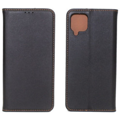 Etui Smart Pro Leather na telefon Samsung Galaxy A12 A125 / M12 M127 czarne
