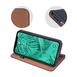 Etui Smart Pro Leather na telefon Samsung Galaxy A12 A125 / M12 M127 czarne
