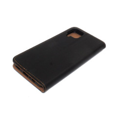 Etui Smart Pro Leather na telefon Samsung Galaxy A12 A125 / M12 M127 czarne