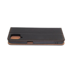 Etui Smart Pro Leather na telefon Samsung Galaxy A12 A125 / M12 M127 czarne