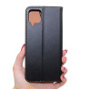Etui Smart Pro Leather na telefon Samsung Galaxy A12 A125 / M12 M127 czarne
