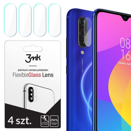 3MK FLEXIBLE GLASS szkło hybrydowe na telefon Xiaomi Mi 9 Lite camera lens
