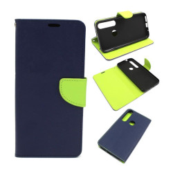 Etui Fancy Diary na telefon motorola moto g8 plus g8+ XT2019 granatowe