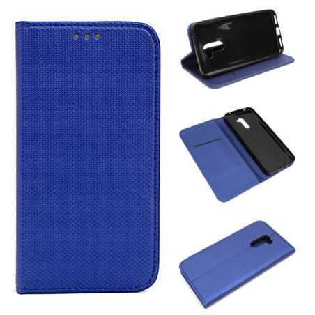 Etui Smart Magnet na telefon Xiaomi POCO F1 M1805E10A granatowe