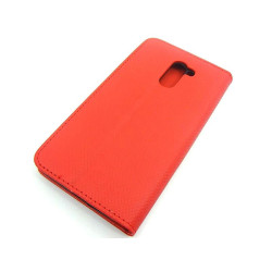Etui Smart Magnet na telefon Xiaomi POCO F1 M1805E10A czerwone