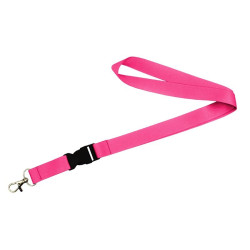 Smycz na szyję do telefonu i kluczy uniwersalna 20mm x 52cm różowa 2