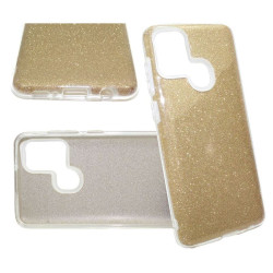 Etui Jelly Case SHINING HQ do telefonu Samsung Galaxy A21s A217 złote