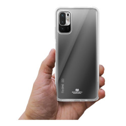Etui Futerał Mercury JELLY na telefon Xiaomi Redmi Note 10 5G / POCO M3 Pro 5G bezbarwne