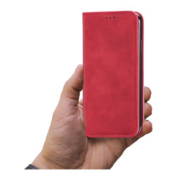 Etui Smart Retro na telefon T-Mobile T Phone Pro 5G / Revvl 6 Pro 5G czerwone