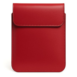 Etui skóra pionowe z klapką na czytnik e-booków Amazon Kindle Paperwhite 2 / inkBOOK Calypso+ 6" czerwone