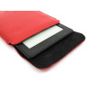 Etui skóra pionowe z klapką na czytnik e-booków Amazon Kindle Paperwhite 2 / inkBOOK Calypso+ 6" czerwone