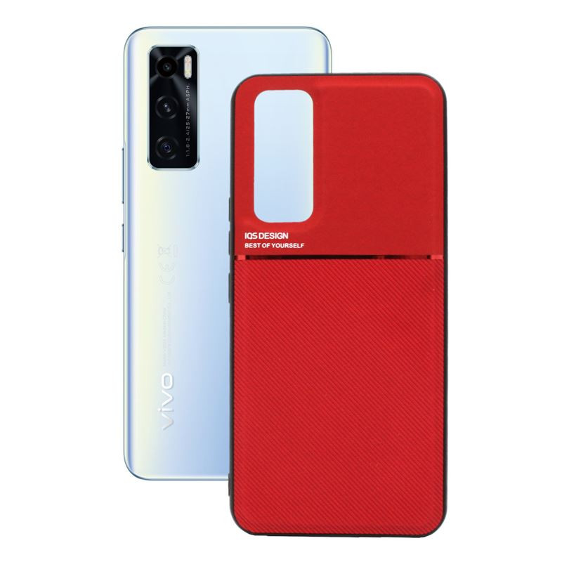 Etui pancerne Solid na telefon Vivo Y70 V2023 czerwone