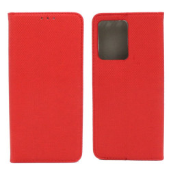 Etui Smart Magnet na telefon Xiaomi Redmi Note 12 Pro 5G MZB0D2YEU / POCO X5 Pro 5G 22101320G czerwone