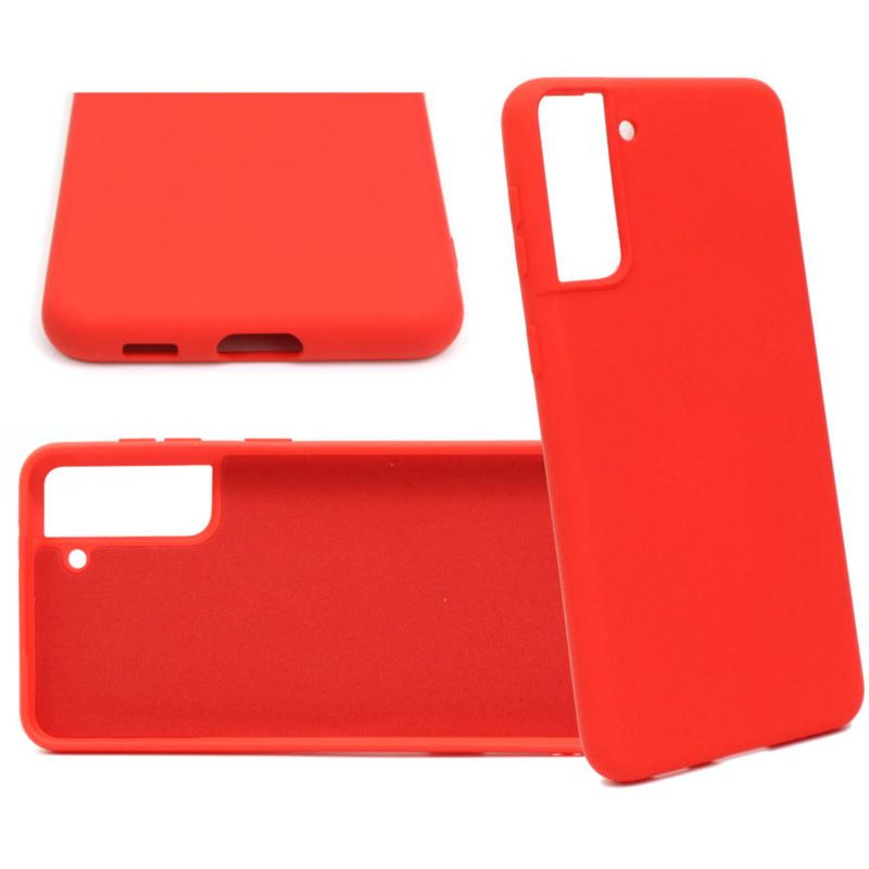 Etui BELINE SILICONE na telefon Samsung Galaxy S21+ 5G G996 czerwone