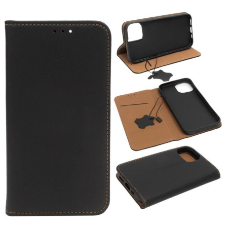 Etui Smart Pro Leather na telefon Apple iPhone 15 A3090 czarne