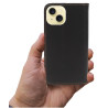 Etui Smart Pro Leather na telefon Apple iPhone 15 A3090 czarne