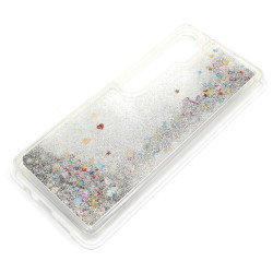 Etui Liquid / Water Case do telefonu Xiaomi Mi Note 10 srebrne