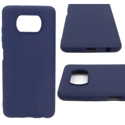 Etui Jelly Case na telefon Xiaomi POCO X3 NFC / Pro granatowe MATT