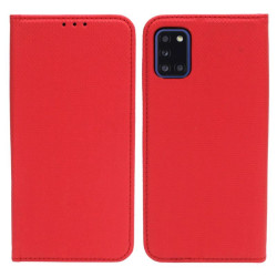 Etui Smart Magnet na telefon Samsung Galaxy A31 A315 czerwone
