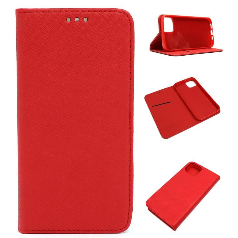 Etui Smart Magnet na telefon Apple iPhone 13 Pro A2638 czerwone