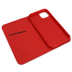 Etui Smart Magnet na telefon Apple iPhone 13 Pro A2638 czerwone