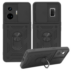 Etui Pancerne CAMSHIELD Ring na telefon Realme GT Neo 5 5G czarne