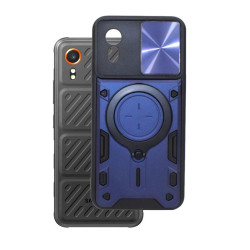 ETUI PANCERNE MAGNETIC na telefon Samsung Galaxy XCover 7 5G G556 granatowe