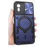 Etui pancerne Magnetic na telefon Samsung Galaxy XCover 7 5G granatowe