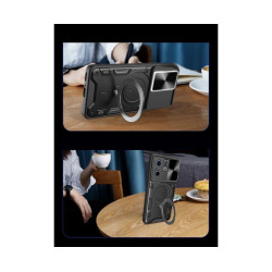 Etui Pancerne MAGNETIC Ring na telefon Infinix HOT 40i X6528B / Smart 8 X6525 Infinix HOT 40i czarne