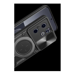 Etui Pancerne MAGNETIC Ring na telefon Infinix HOT 40i X6528B / Smart 8 X6525 Infinix HOT 40i czarne