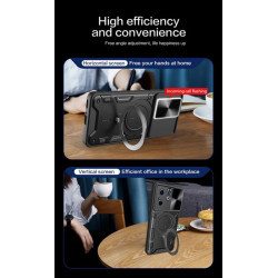 Etui Pancerne MAGNETIC Ring na telefon Infinix HOT 40i X6528B / Smart 8 X6525 Infinix HOT 40i granatowe