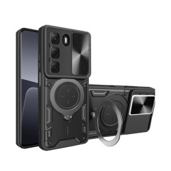 Etui Pancerne MAGNETIC Ring na telefon Infinix Hot 50 4G X6882 czarne