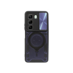 Etui Pancerne MAGNETIC Ring na telefon Infinix Hot 50 4G X6882 granatowe