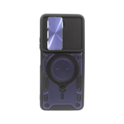 Etui Pancerne MAGNETIC Ring na telefon Infinix Hot 50 4G X6882 granatowe
