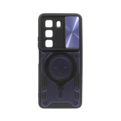 Etui Pancerne MAGNETIC Ring na telefon Infinix Hot 50 4G X6882 granatowe