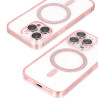 Etui MagSafe Glitter na telefon Apple iPhone 17 Pro A3523 różowe