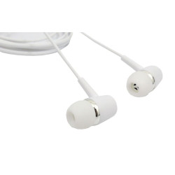 Słuchawki audio jack 3,5 mm douszne MAXLIFE MXEP-02 białe