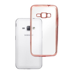 Etui BUMPER GLOSSY TPU na telefon Samsung Galaxy J1 2016 J120 różowe