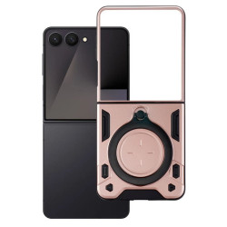 Etui Pancerne MAGNETIC na telefon Samsung Galaxy Z Flip 7 5G F766 różowe