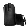 Etui Kieszonka VENNUS CARBON 17 na telefon Huawei Y6P P40 Pro czarne