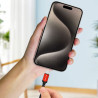 Kabel PD Power Delivery USB-C - USB-C BLAVEC RAPTOR 60W 3A 25cm krótki przewód do powerbanka czarno-czerwone
