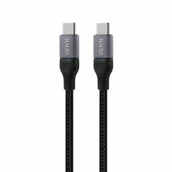 Kabel PD USB-C - USB-C CB494 100W 20V 5A 2m czarny przewód