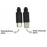 Kabel USB TYP C USB-C 100cm HAMMER 8mm przewód USBC czarny