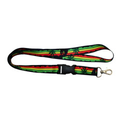 Smycz na szyję JAMAJKA BOB MARLEY do kluczy telefonu długość 52 cm