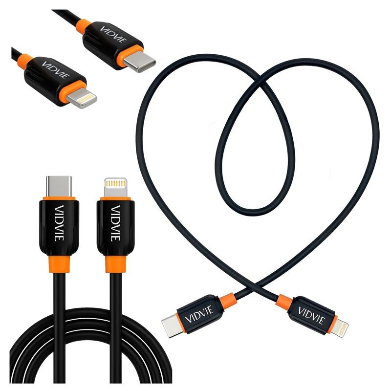 Kabel PD USB-C / Lightning do telefonu Apple iPhone QC 3.0 przewód wspierający szybkie ładowanie 1m czarny