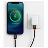 Kabel PD USB-C / Lightning do telefonu Apple iPhone QC 3.0 przewód wspierający szybkie ładowanie 1m czarny