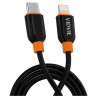 Kabel PD USB-C / Lightning do telefonu Apple iPhone QC 3.0 przewód wspierający szybkie ładowanie 1m czarny