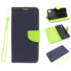 Etui Fancy Diary do telefonu LG K20 2019 LMX120EMW granatowe